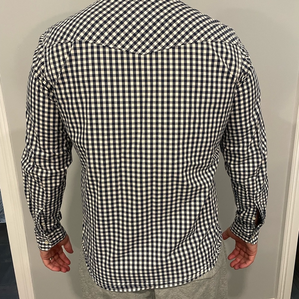 Collared button down gingham shirt - Picture 2 of 5